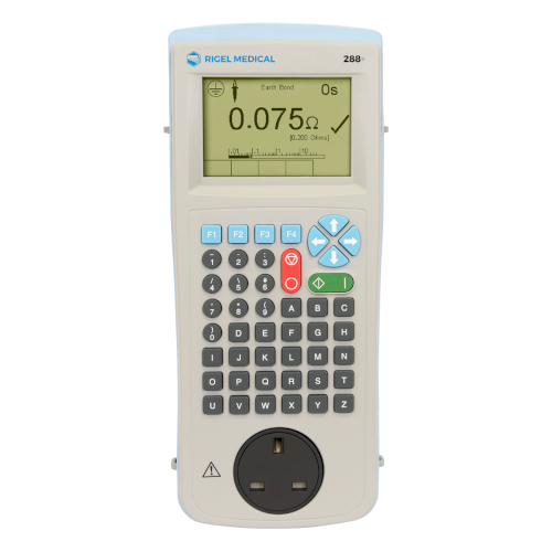 Rigel 288+ electrical safety analyzer front